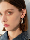 Irregular Curved Hoop Earrings