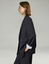 One Button Relaxed Fit Blazer