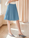 Elegant Pleated A-Line Skirt