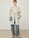 100% Alpaca Oversized Classic Collar Wool Coat