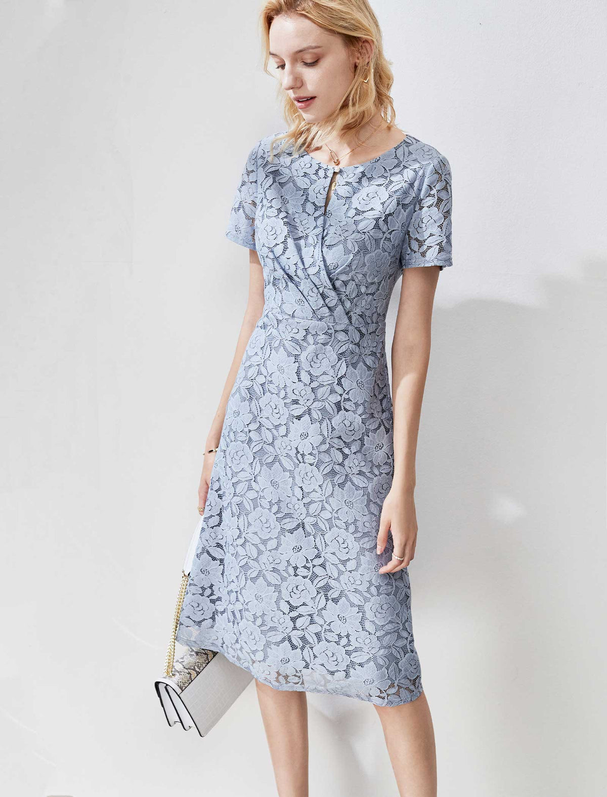 Flattering Lace A-Line Dress