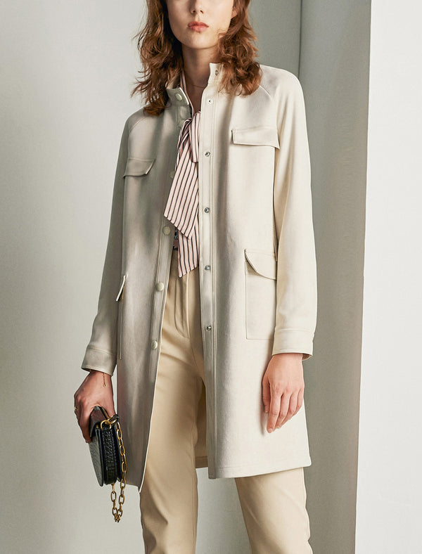 Utility-Style Trench Coat
