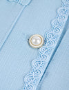 Pearl Button Detail Short Sleeve Jacket