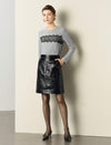 Faux Leather Mini Skirt