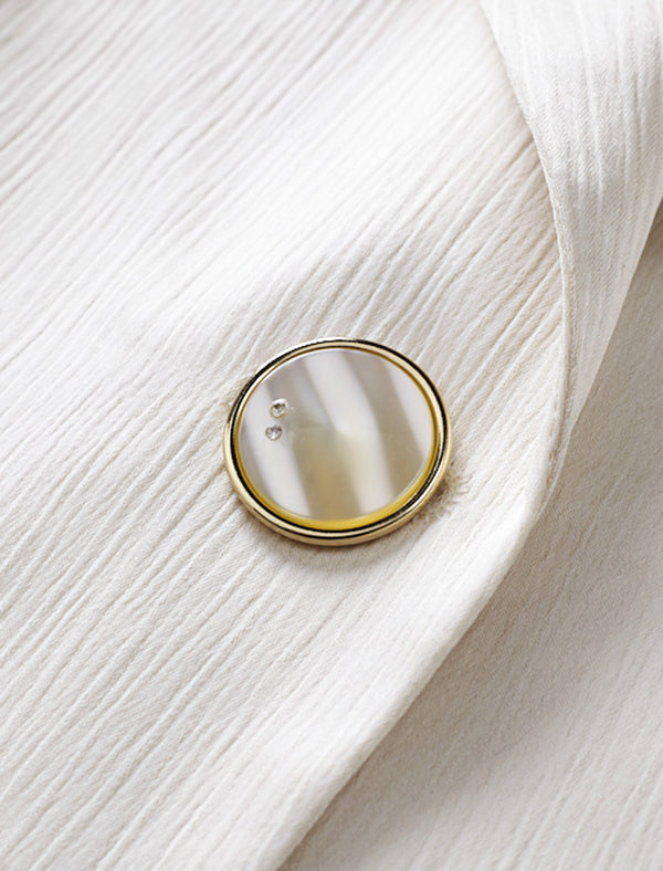 Three Quarter Sleeve Satin Blazer