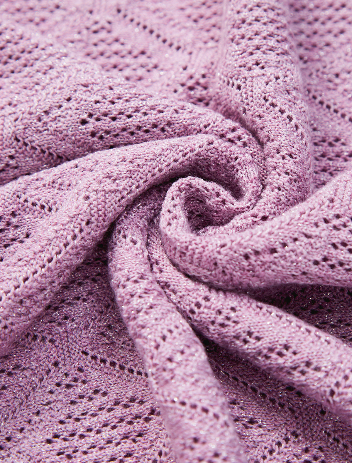 Diamond Open Knit Sleeveless Top