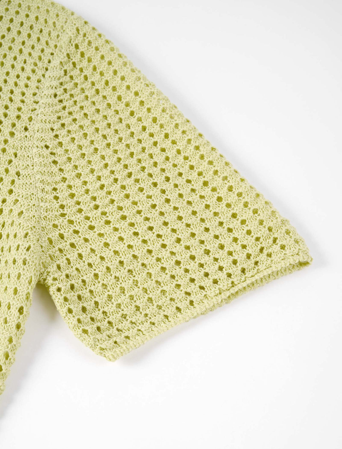 Crochet Short Sleeve Knit Top