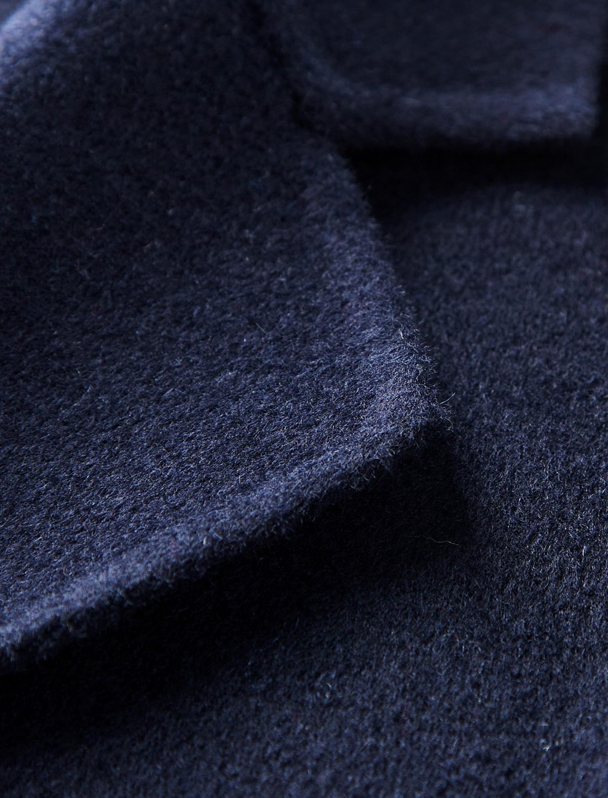 100% Wool Double-Faced Professional Lapel Mid-Length Coat