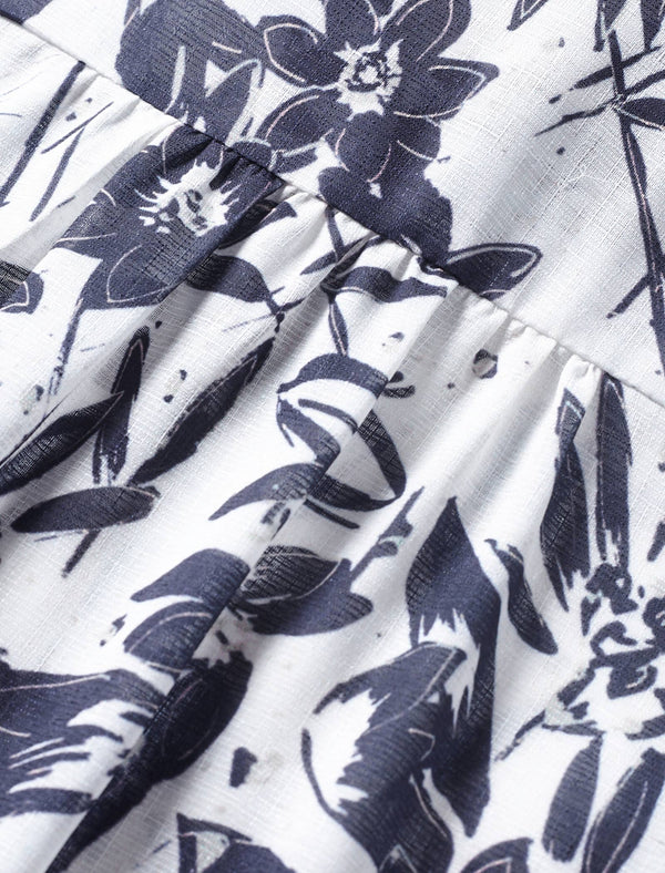 Floral Print Button Down Shirt