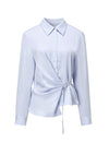 Tencel Wrap-Tie Shirt