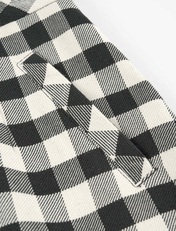 Plaid High-Waist Vintage Mini Skirt