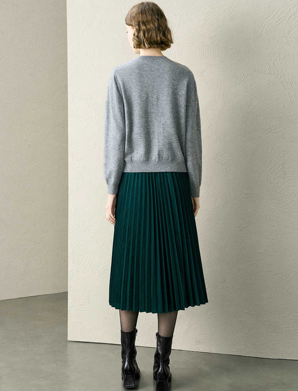 Embroidered Wool-Blend Cardigan