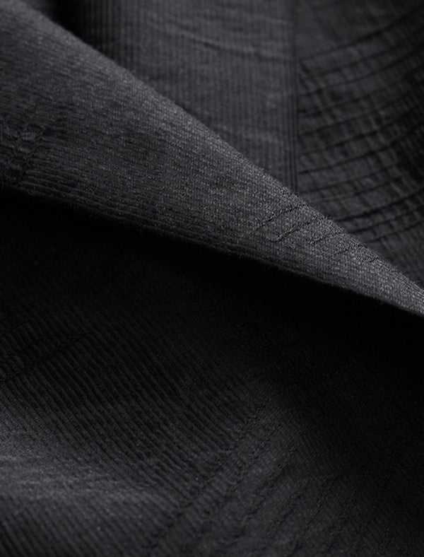 Tencel Ruched Sleeves Textured Tailored Blazer