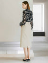 High-Waisted Pencil Skirt