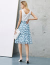 Floral Lace A-Line Skirt