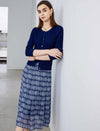 Vintage Geometric Print Skirt