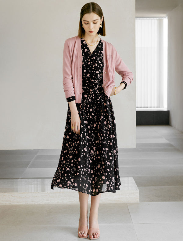 Classic Button Down Knit Cardigan