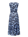 Floral Sleeveless Midi Dress