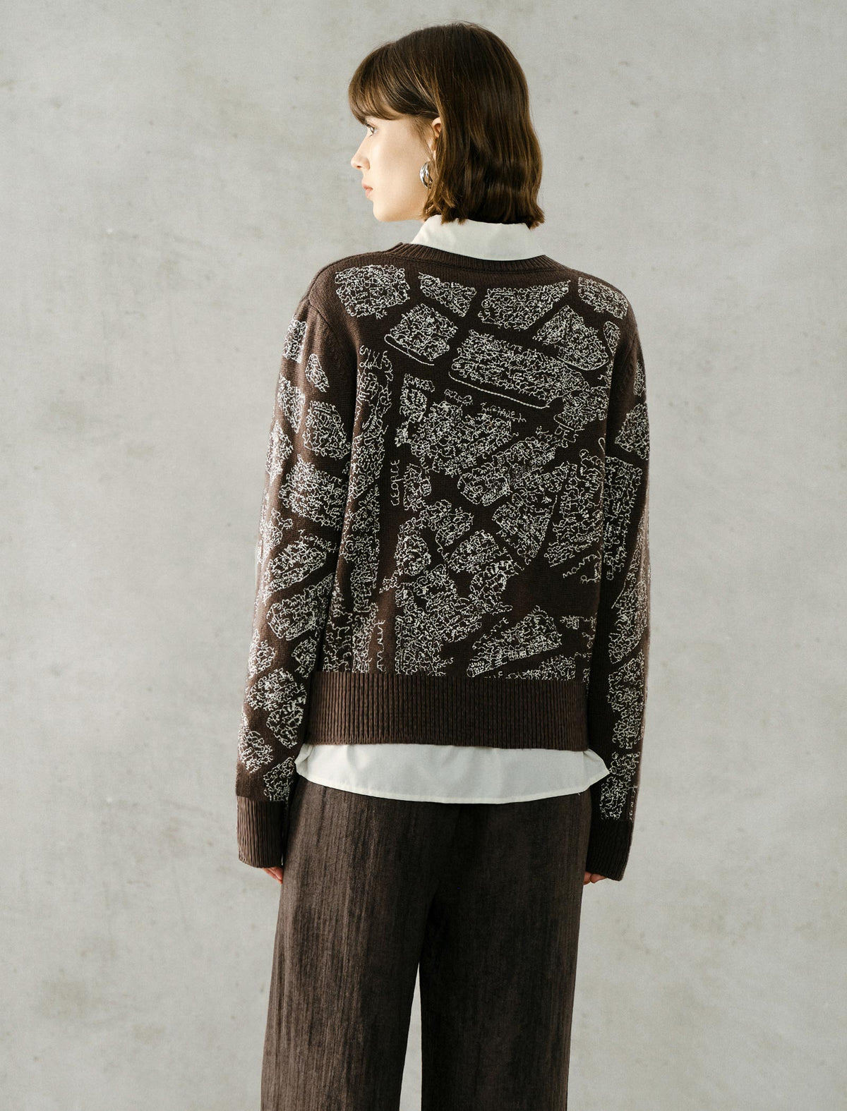 Embroidered Wool-Blend Sweater