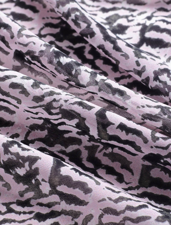 Bow Tie Detail Ruffle Sleeve Blouse