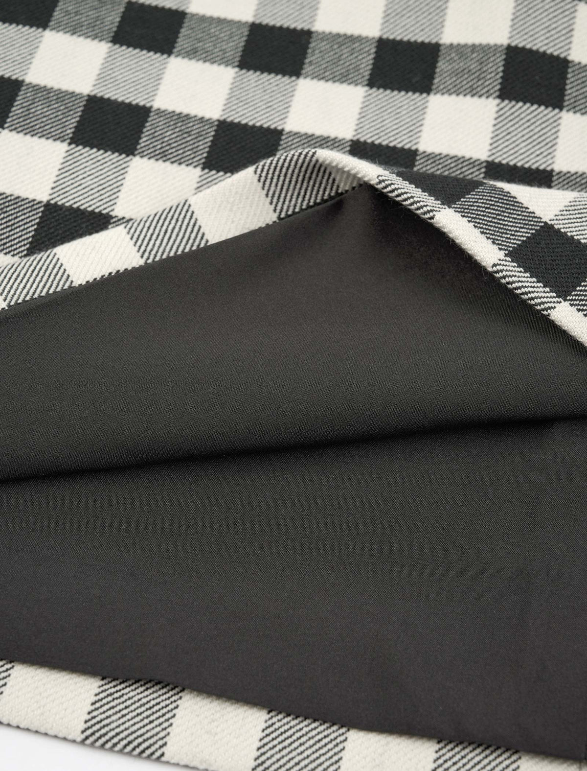 Plaid High-Waist Vintage Mini Skirt