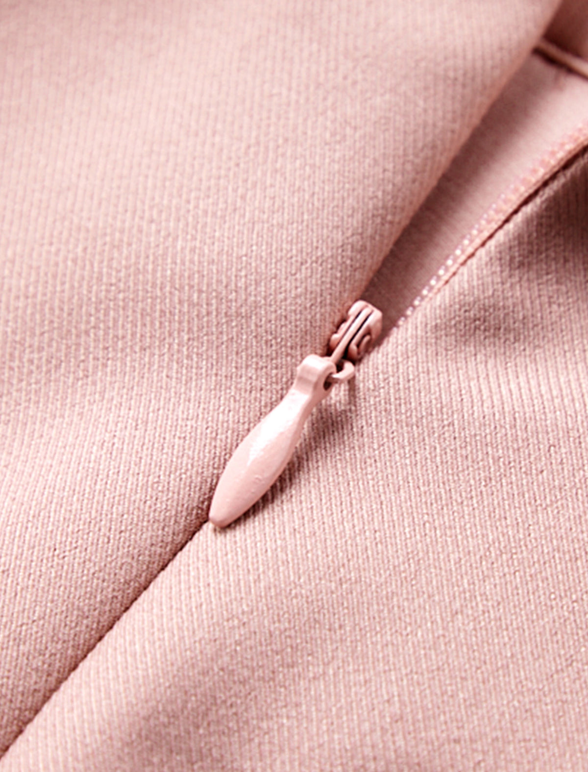Dusty Pink High-Waisted Pencil Midi Skirt