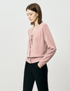 V-Neck Lace Detail Cardigan