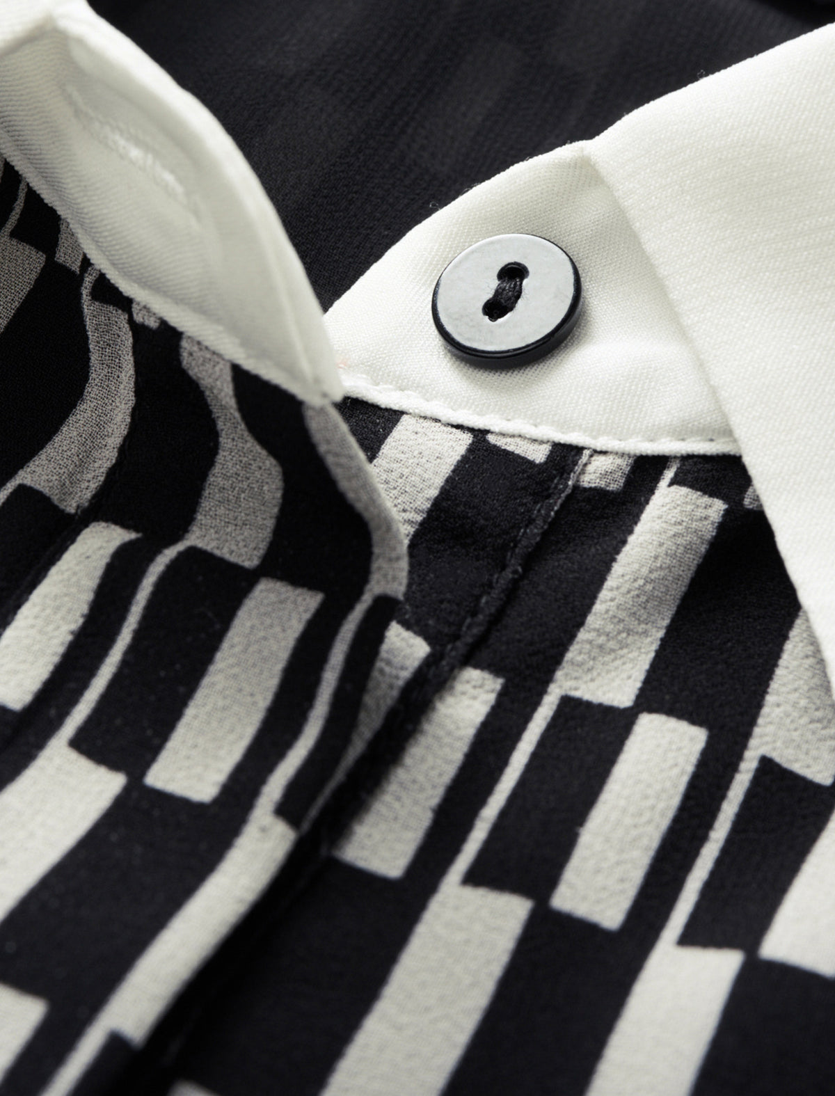 Checkered Button Up Blouse