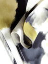 Abstract Print Flared A-Line Midi Skirt