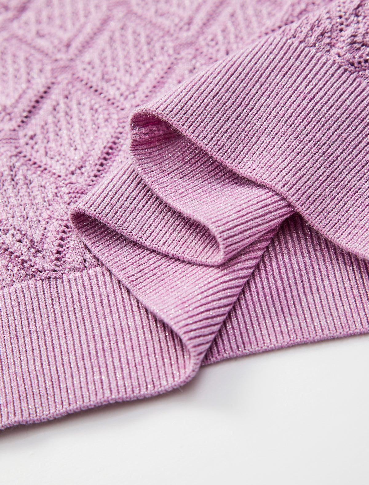 Diamond Open Knit Sleeveless Top