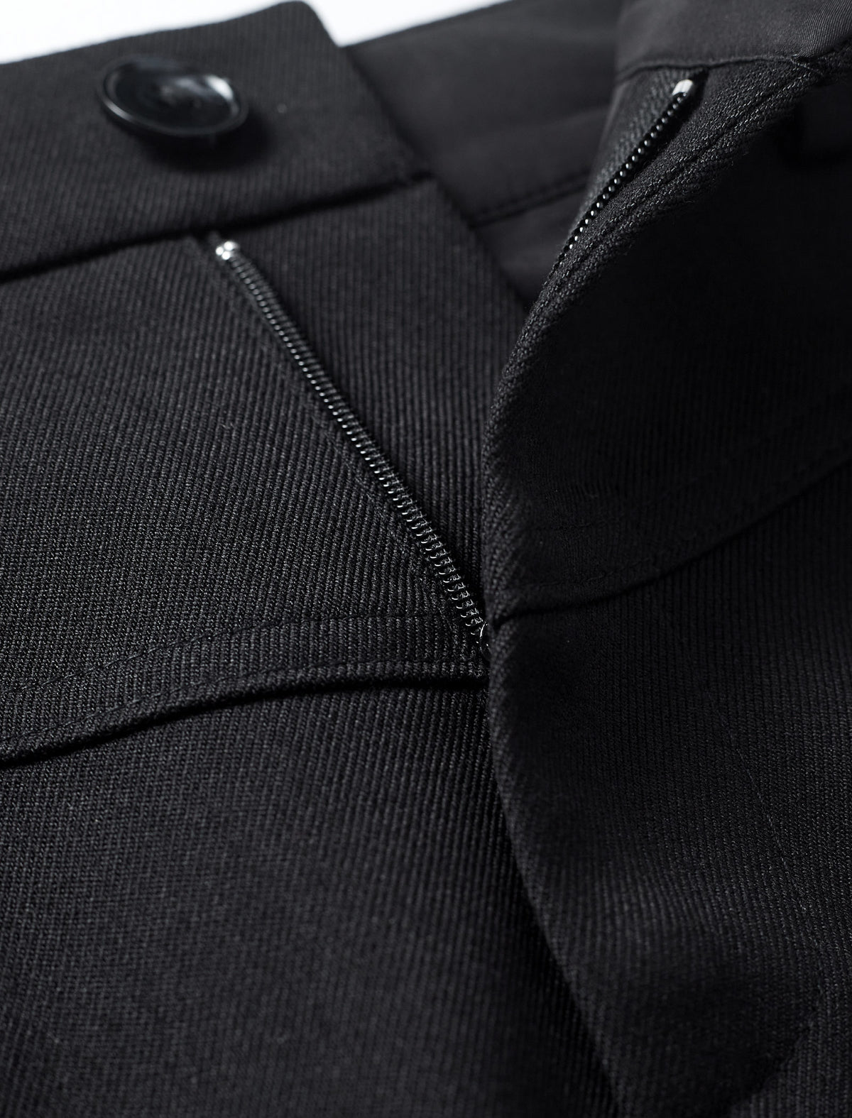 Black Slim Fit Professional A-Line Midi Skirt