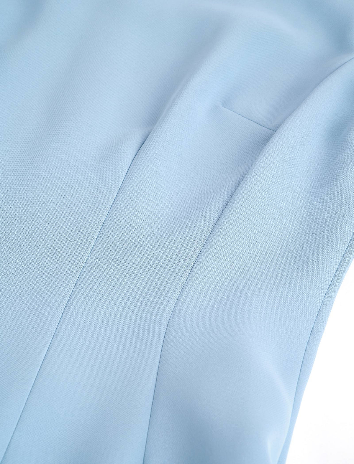 Light Blue Sheath Above Knee Dress