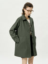 Vintage Loose Mid-Length Trench Coat