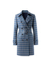 Collared Double-Breasted Belted Relaxed Trench Coat