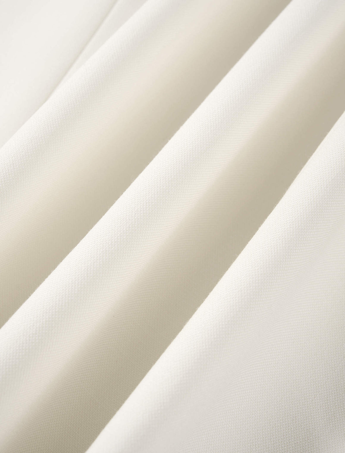 Clean Tailored Cream White V-Neck Button Front Vest