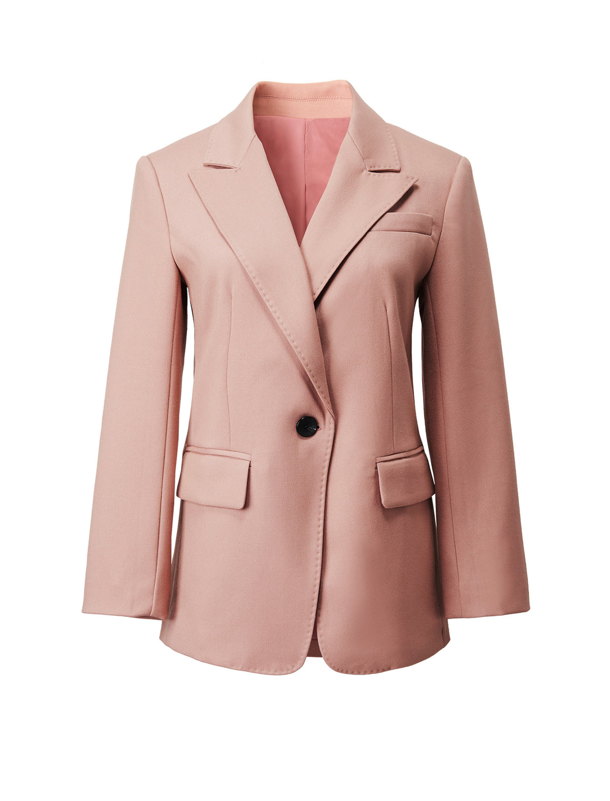 Brandy Rose Single Button Tailored Blazer