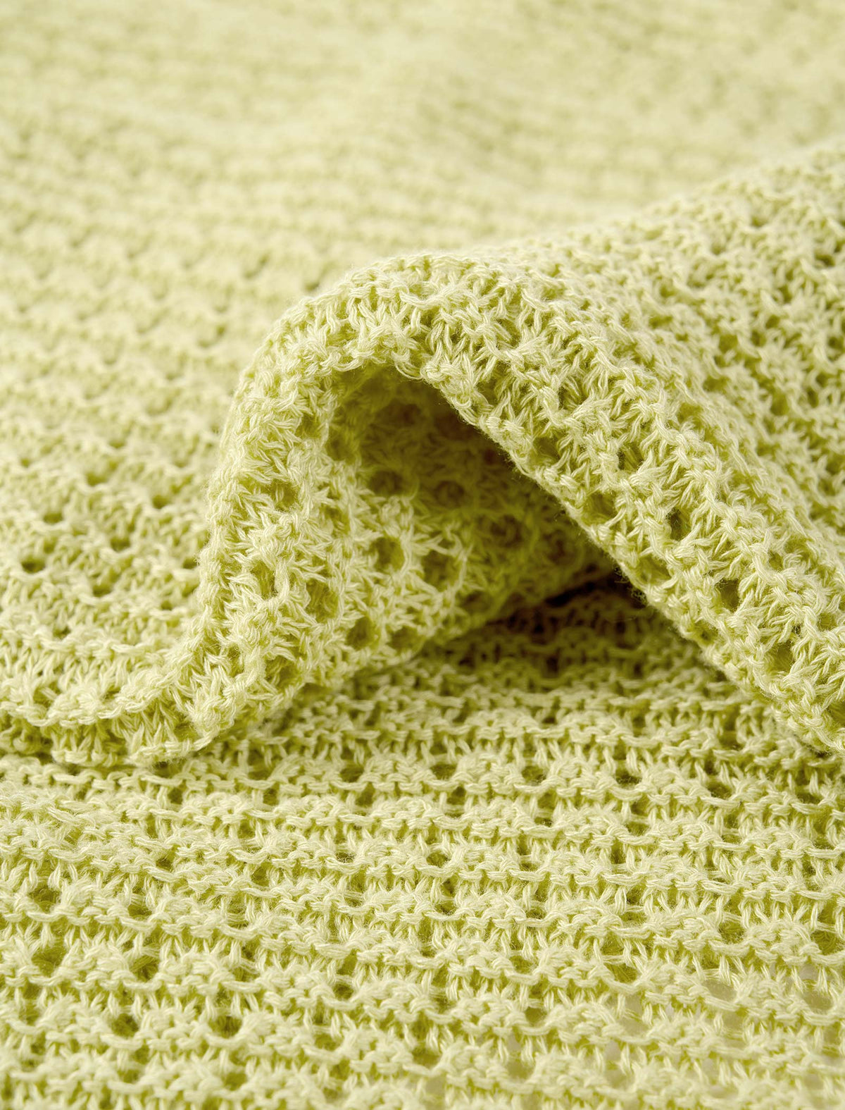 Crochet Short Sleeve Knit Top
