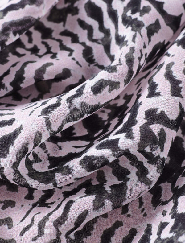 Bow Tie Detail Ruffle Sleeve Blouse