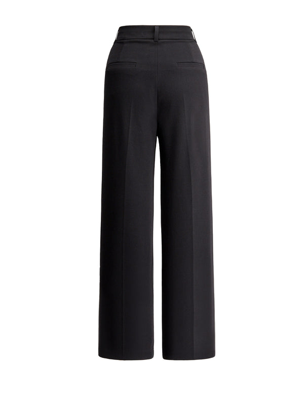 Classic Black Wide-Leg Pants