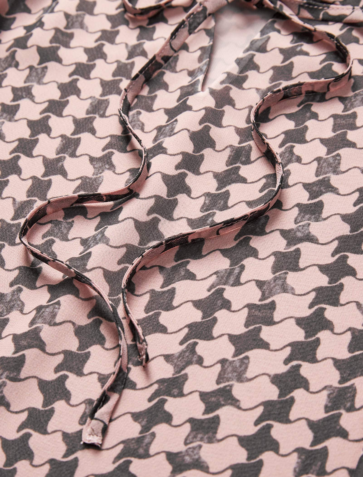 Pink Plaid Loose High-End Shirt