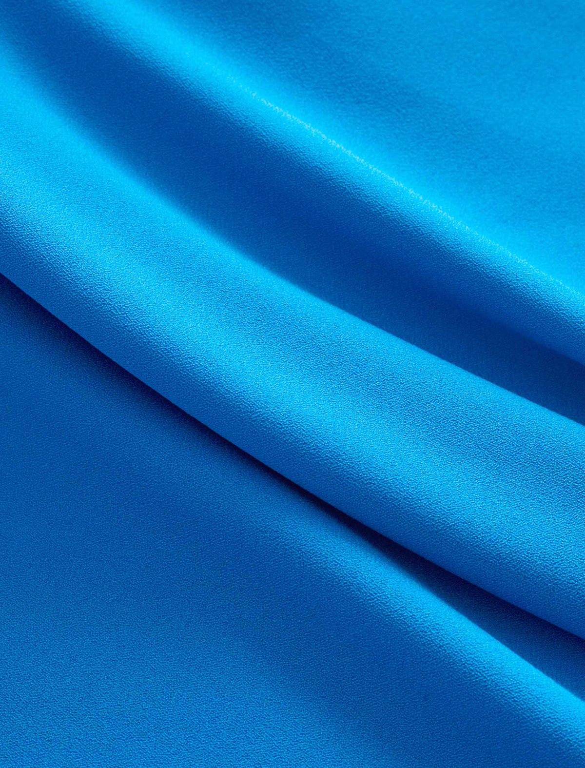 Blue Sleeveless Midi Dress
