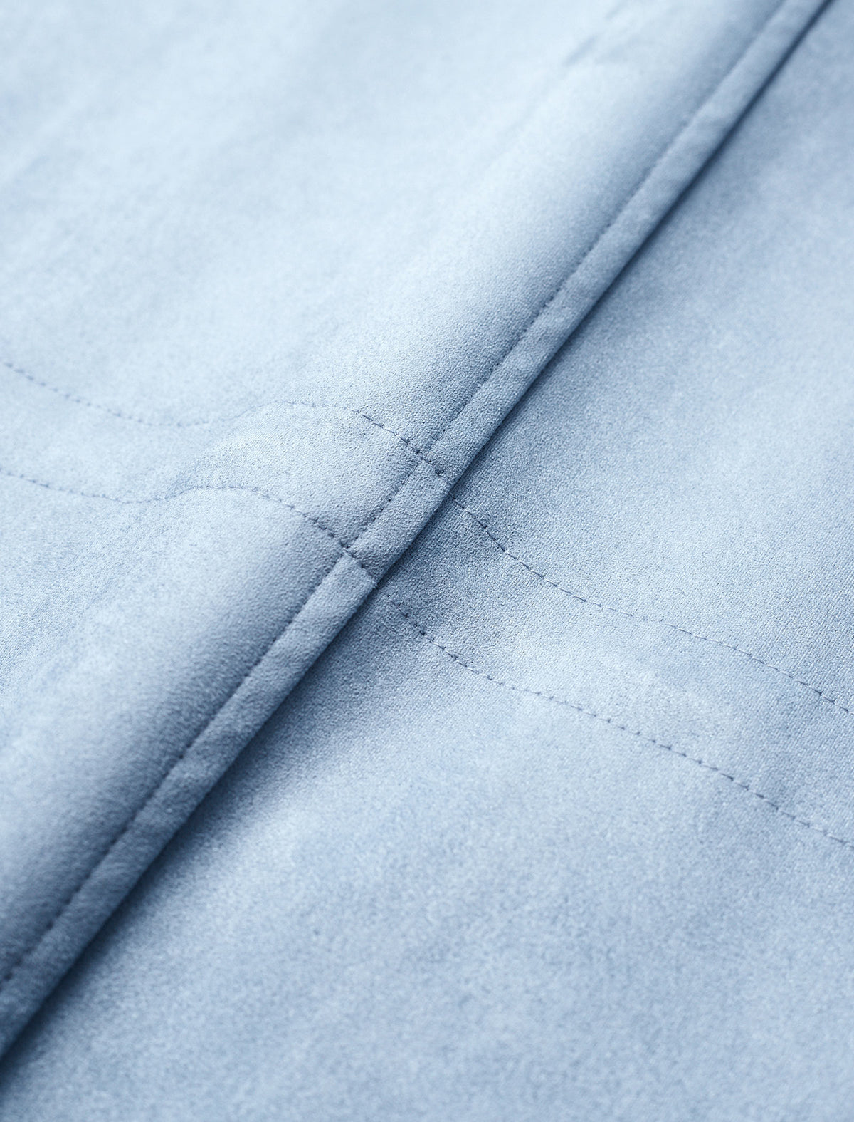 Blue Waist-Defining Vintage Trench Coat