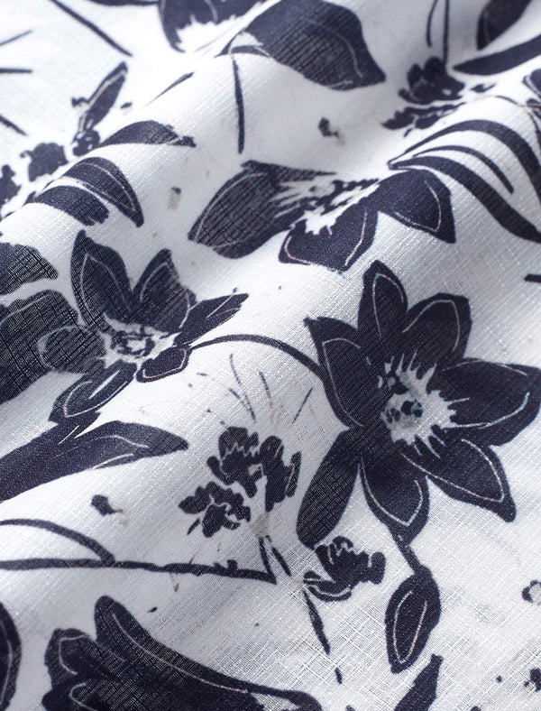 Floral Print Button Down Shirt