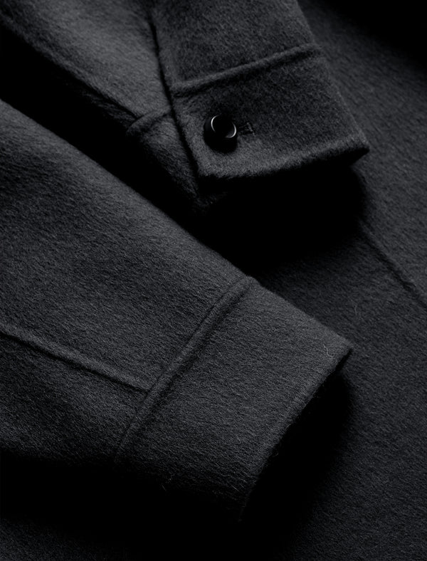 Charcoal Grey Wool Blend Coats