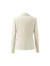 Classic Refined Button-Front Blazer