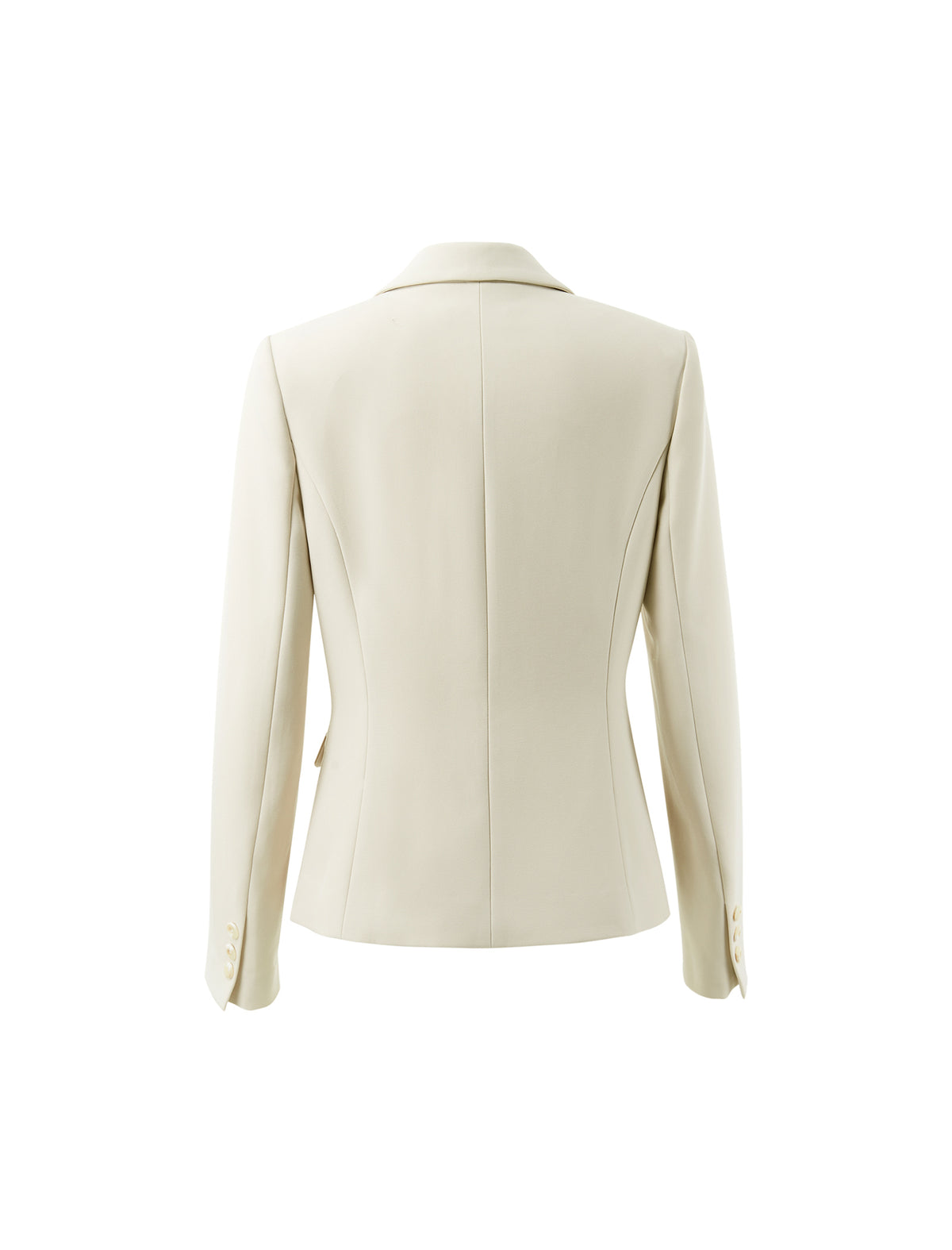 Classic Refined Button-Front Blazer