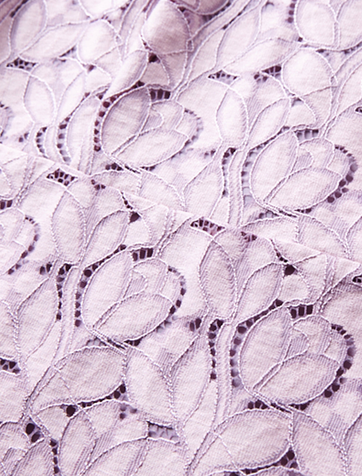 Lilac Lace Mermaid-Hem Dress