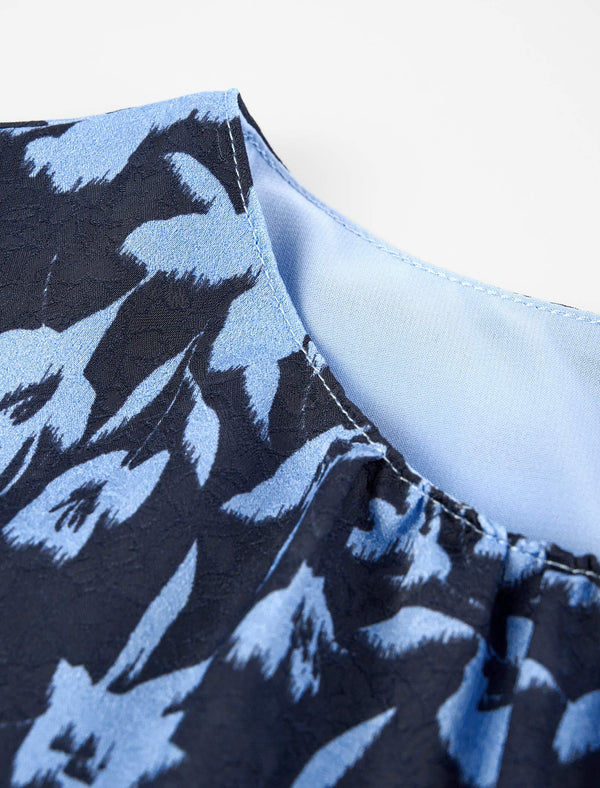 Floral Sleeveless Midi Dress