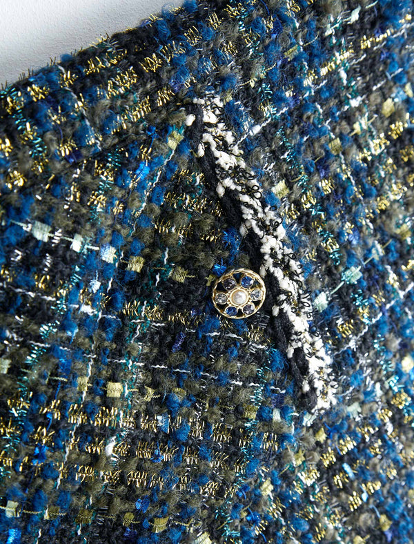 Wool Round Neck Sleeveless Midi Dress