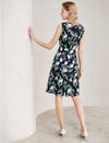 Floral Sheath Sleeveless Dress